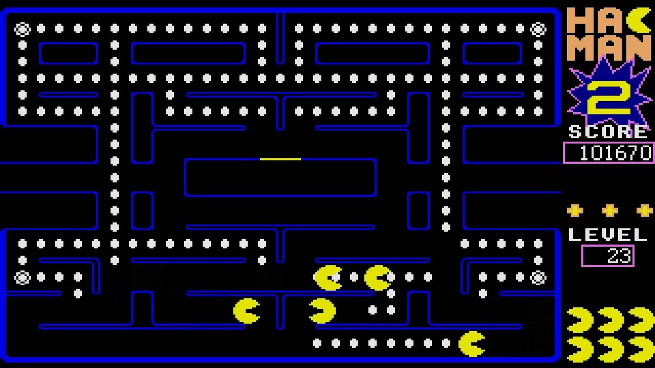 ATARI ST HACMAN II 2 HAC MAN II 2 HELP NEEDS LONGPLAY STAR REVERSAL ROLES PACMAN PAC MAN CLONE CHEAT