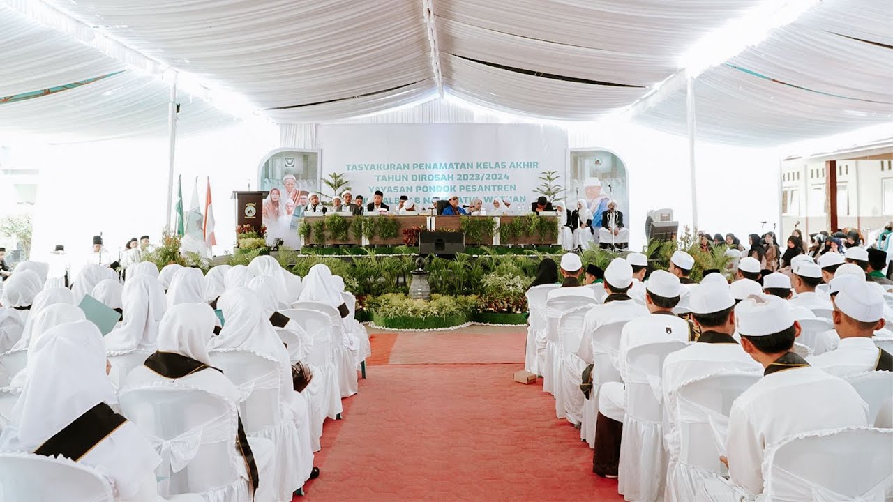 TASYAKURAN PENAMATAN SANTRI KELAS AKHIR PONPES ULIL ALBAAB NW GEGEK TAHUN 2024