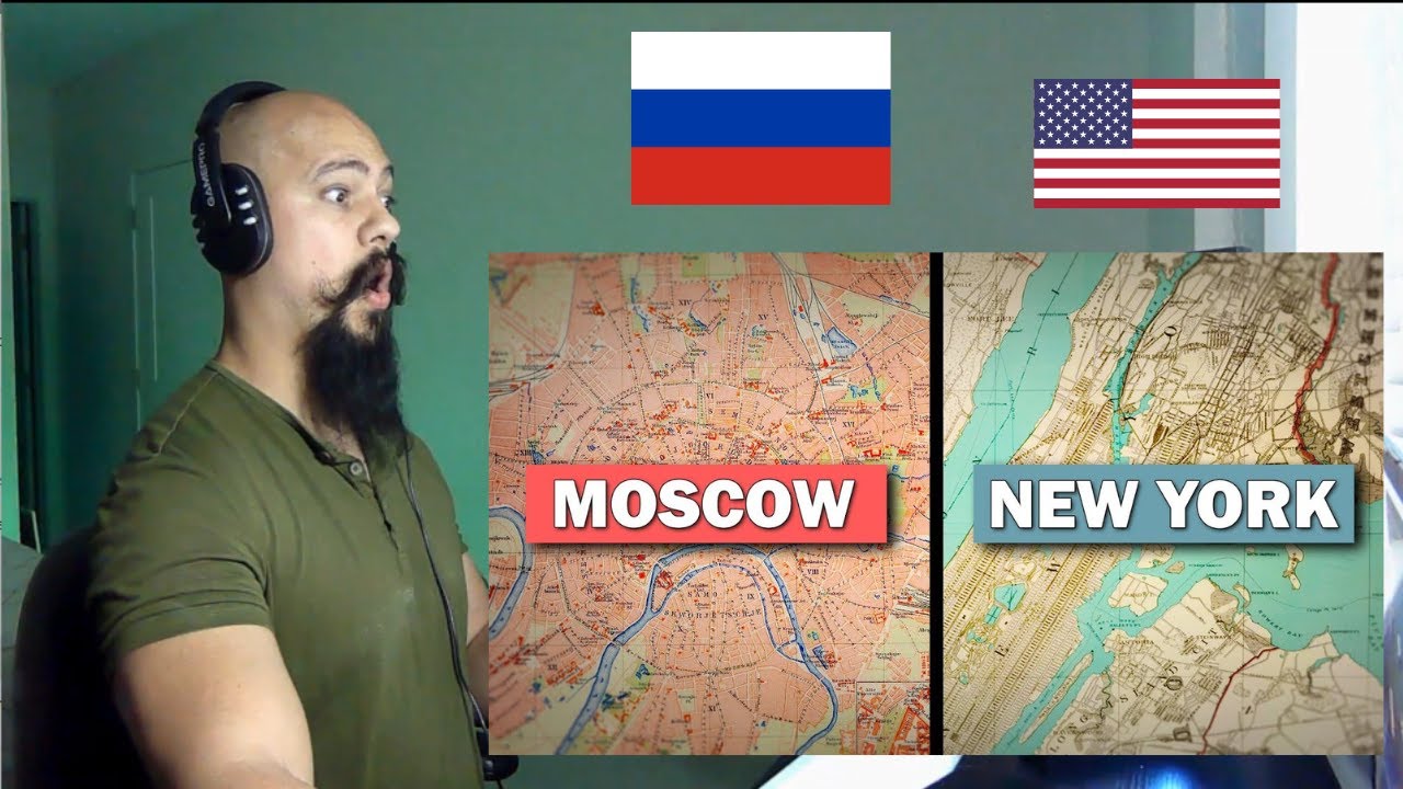 American Reacts Почему Москва безумно хорошо спроектирована | Why Moscow Is Insanely Well Designed