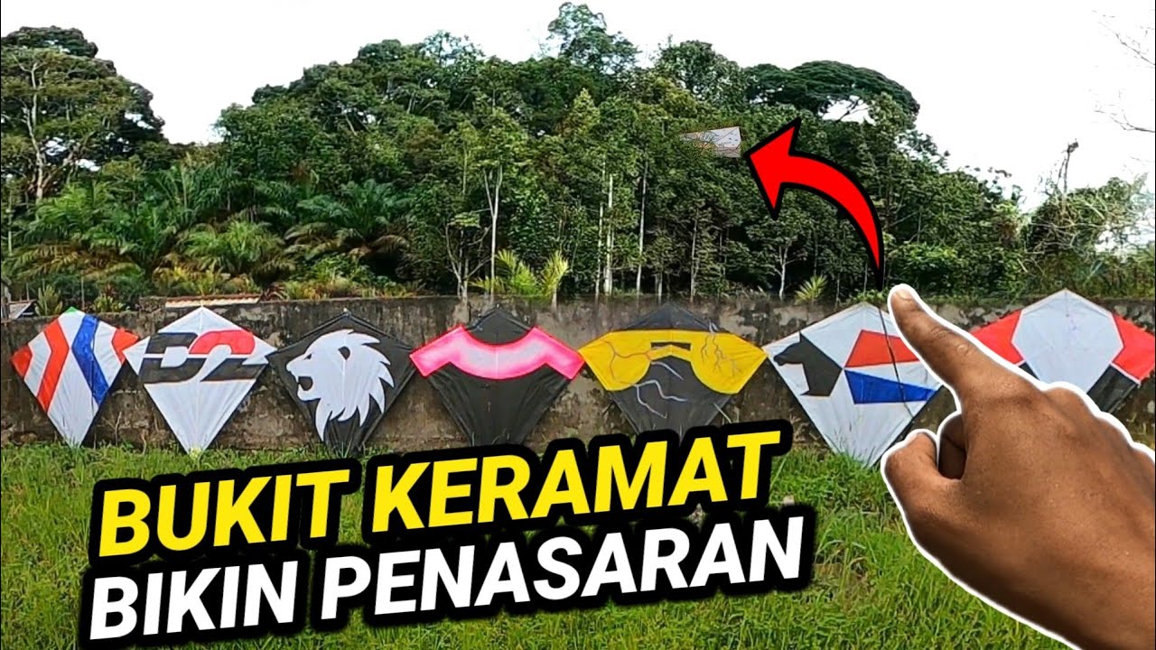 PENAMPAKAN BUKIT KERAMAT YG KADANG DI PENUHI OLEH LAYANGAN PUTUS
