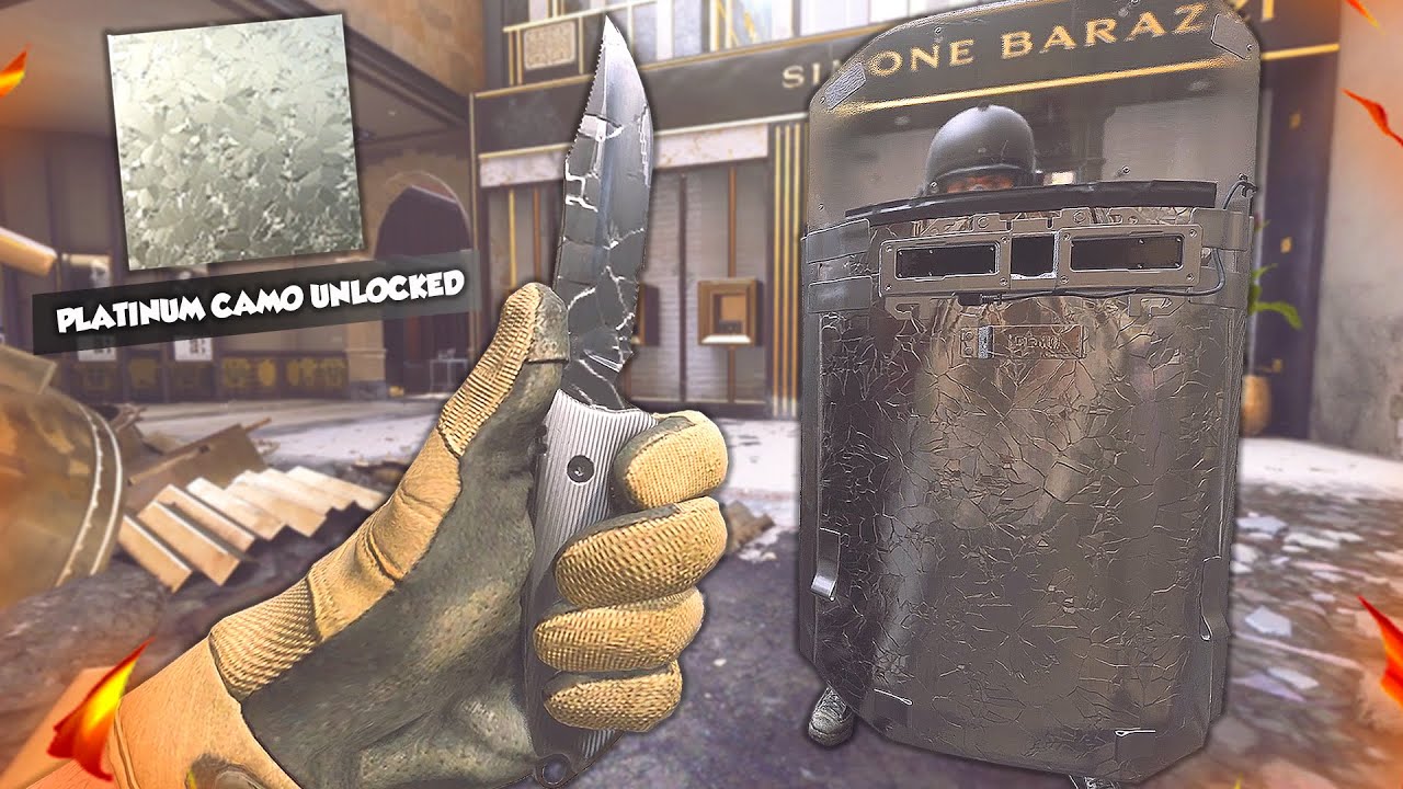 I UNLOCKED PLATINUM KNIFE & RIOT SHIELD but things got crazy (Modern Warfare 2)
