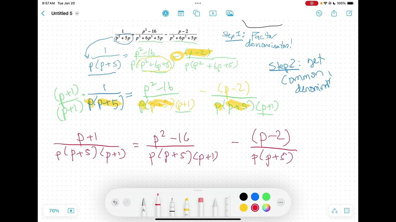 EXCEEDS: Solve rational equations involving quadratic equations