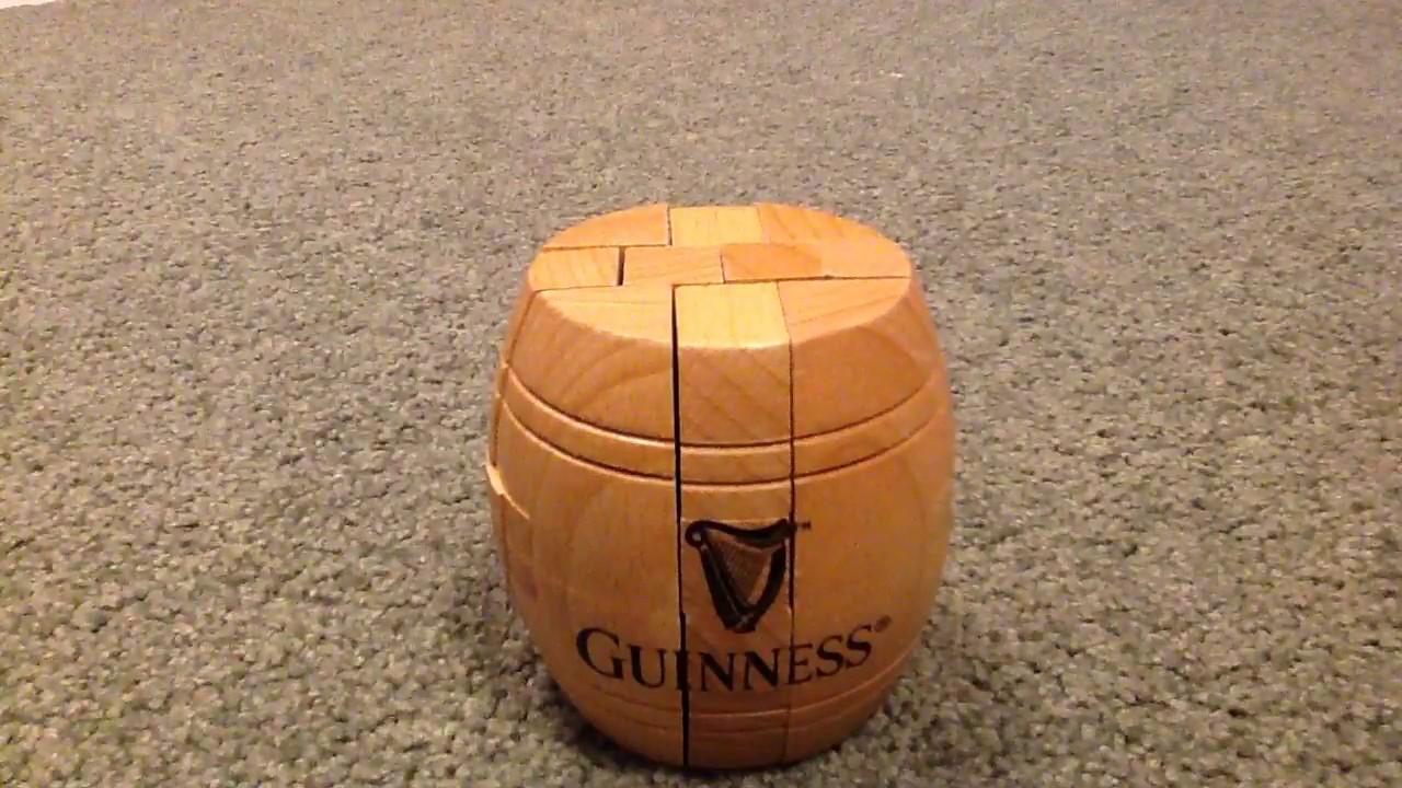 How To: Solve Guinness Storehouse Barrel Puzzle (Read Description)