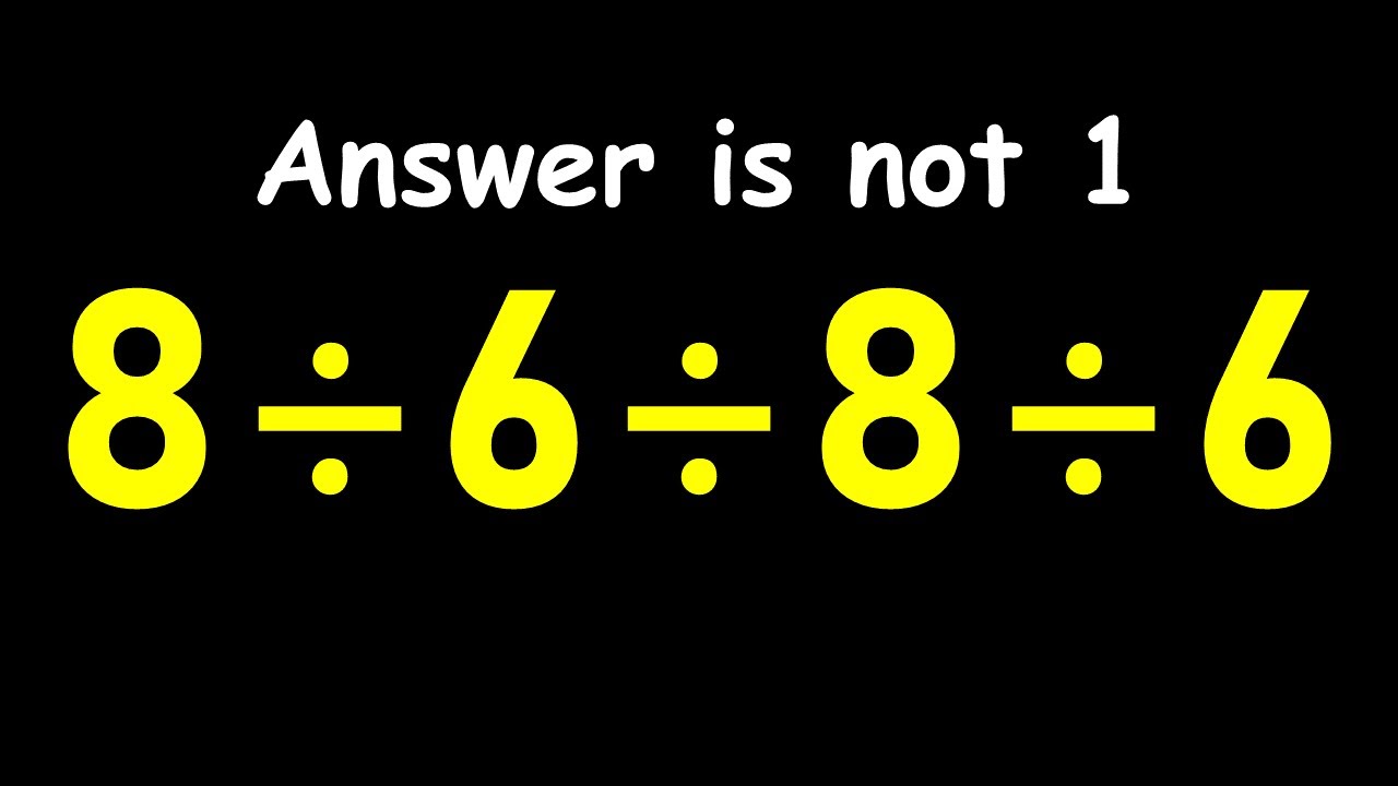 Most People Get This Math Question Wrong!