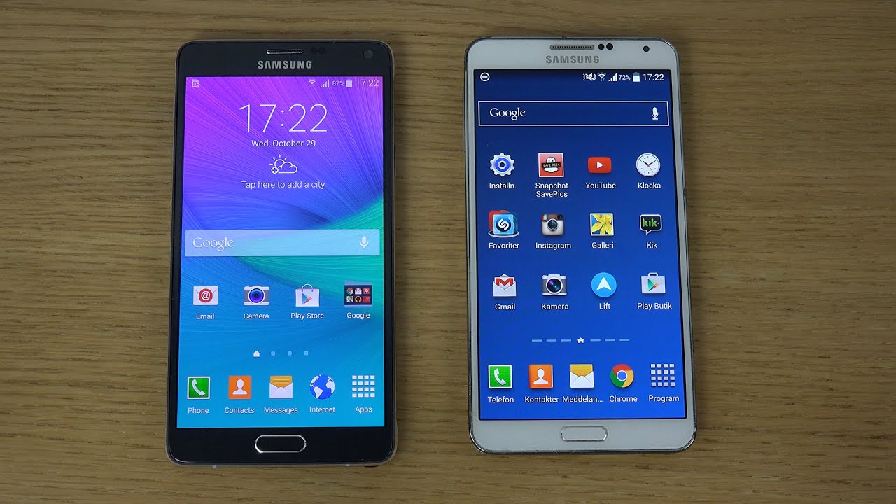 Samsung Galaxy Note 4 против Samsung Galaxy Note 3 &mdash; Обзор (4K)