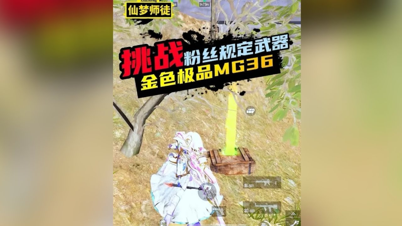 挑战在烽火荣都中只用“金色极品MG36”赚取千万撤离 #和平精英幻骨萌王 #和平精英地铁逃生 #和平精英