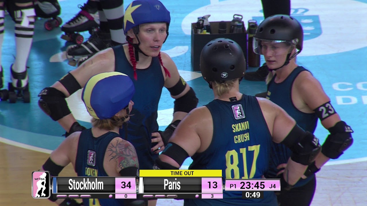 2018 WFTDA Playoffs - A Coruña Game 9: Stockholm Roller Derby v Paris Rollergirls