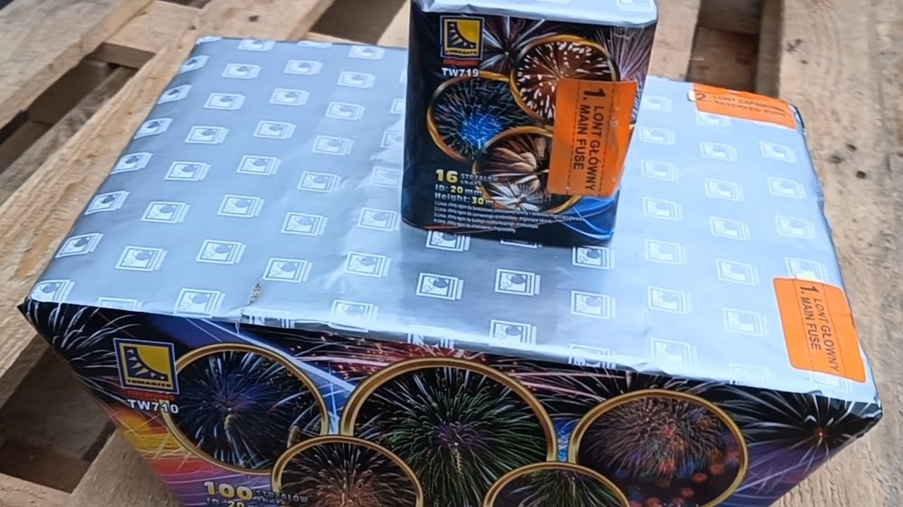 Piękna Kąt&oacute;wka TW710 i Wyrzutnia TW719 Tomaszek Fireworks 