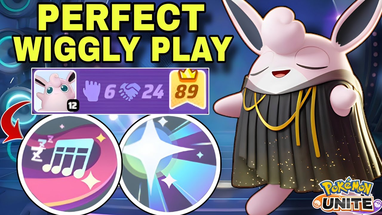 This Is What a Perfect Support Tank WIGGLYTUFF Looks Like! | Pokemon Unite