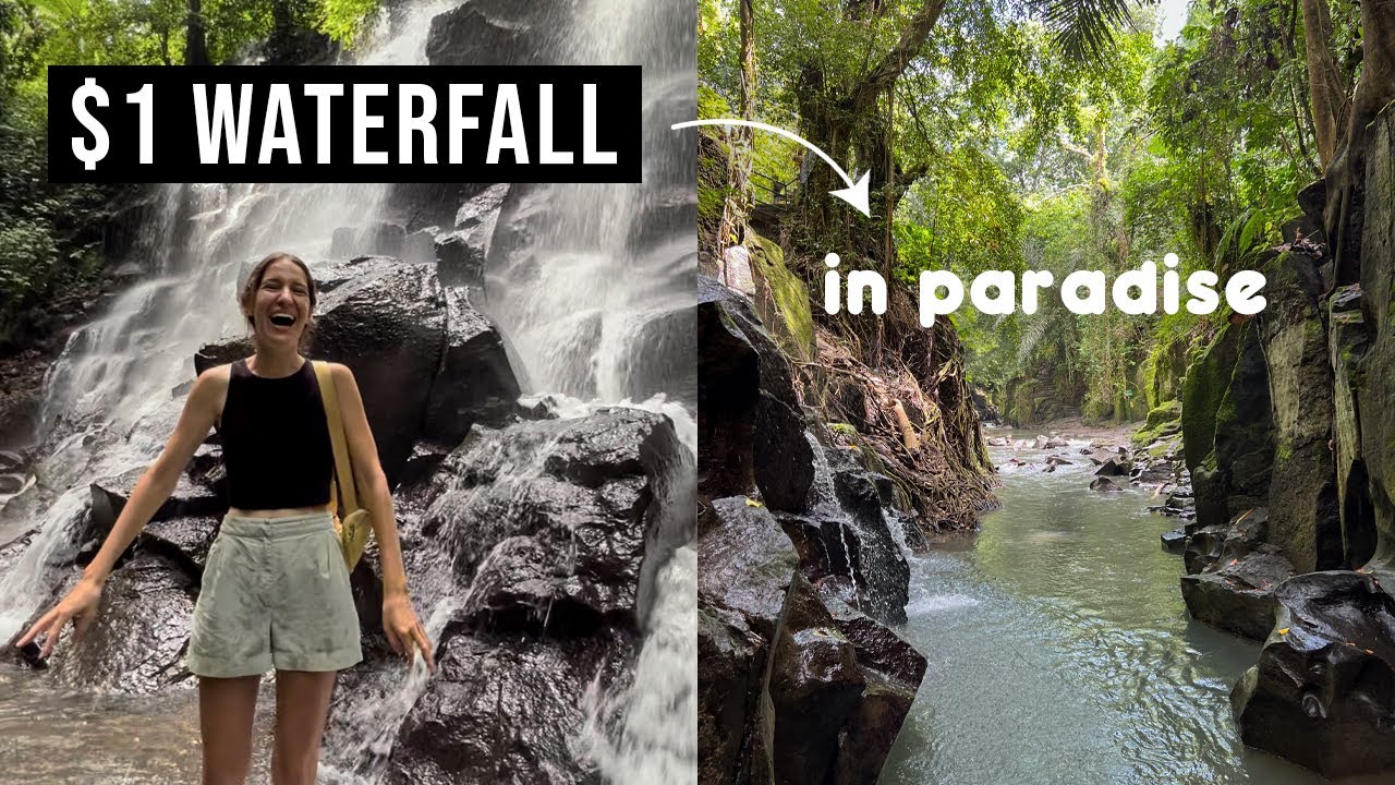 $1 Epic Waterfall Adventure in Ubud, Bali