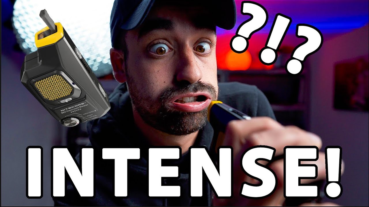80KM/H in your pocket? | INTENSE portable photography air blower | Nitecore bb2