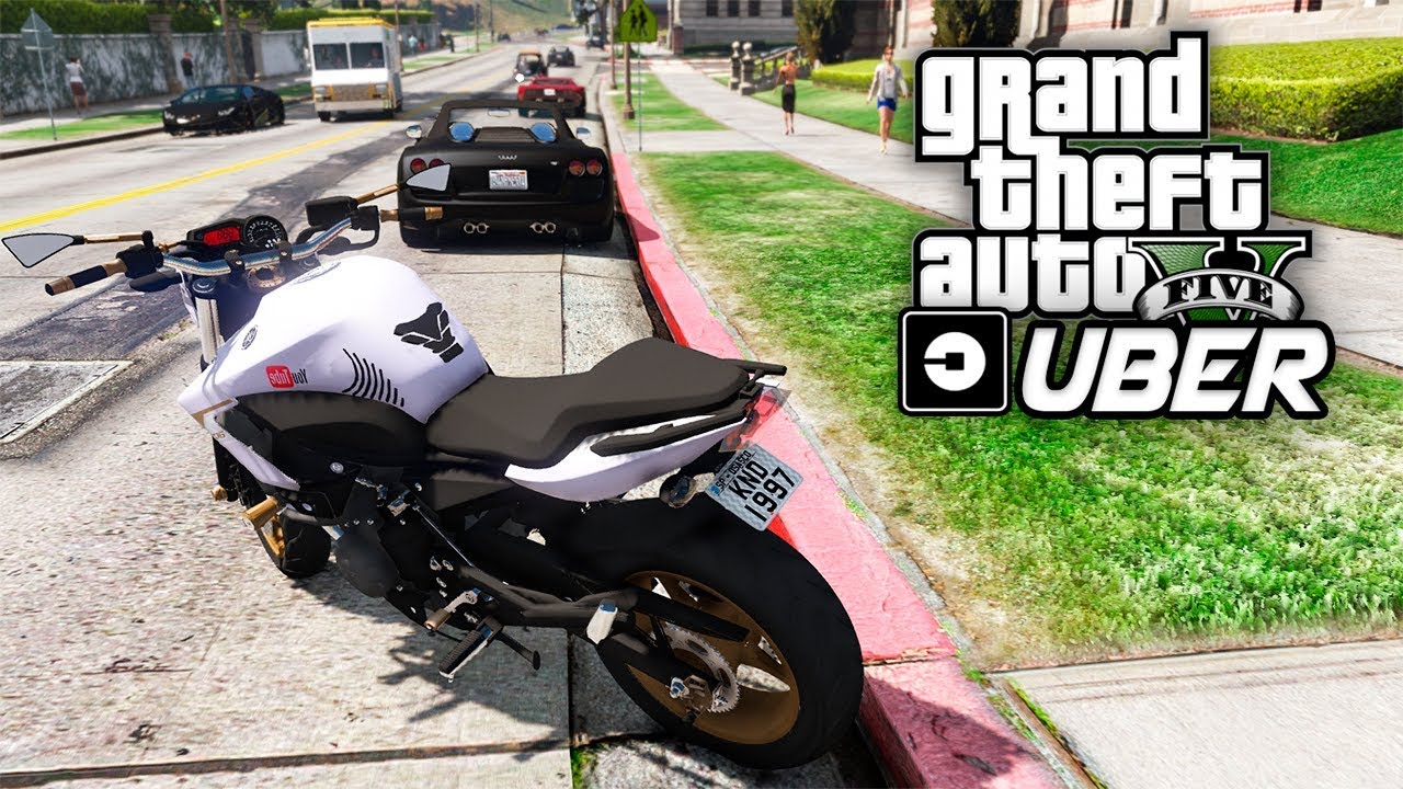 GTA V UBER - TRABALHANDO COM A XJ6