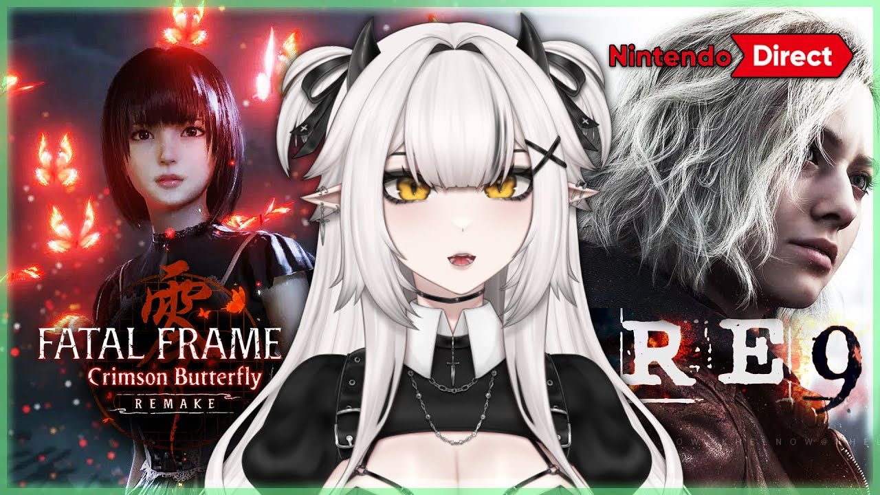Reacting to Fatal Frame: Crimson Butterfly Remake & NEW Resident Evil 9 Trailer!
