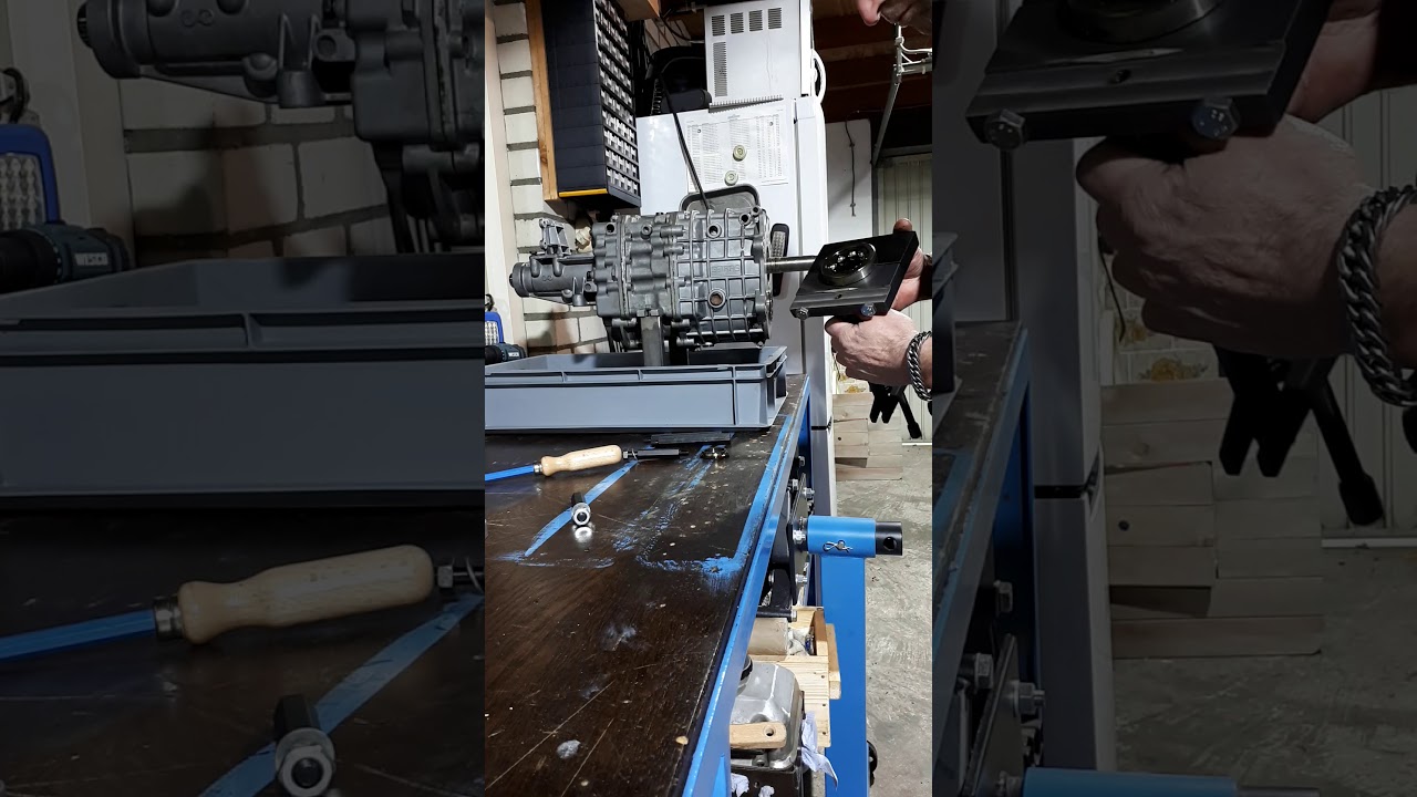 Disassembly front bearing from a Getrag 265 gearbox.