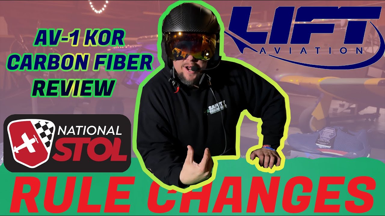 Lift Aviation Helmet review and NATIONAL STOL / STOL DRAG Season update!