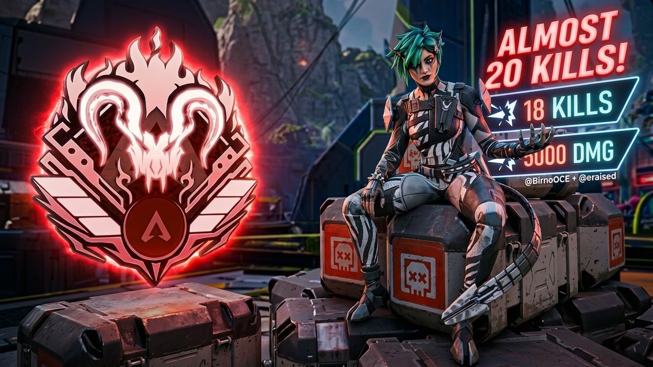 DROPPING *almost* 20 KILLS in Apex PREDATOR lobbies... (w/@BirnoOCE + @eraised )