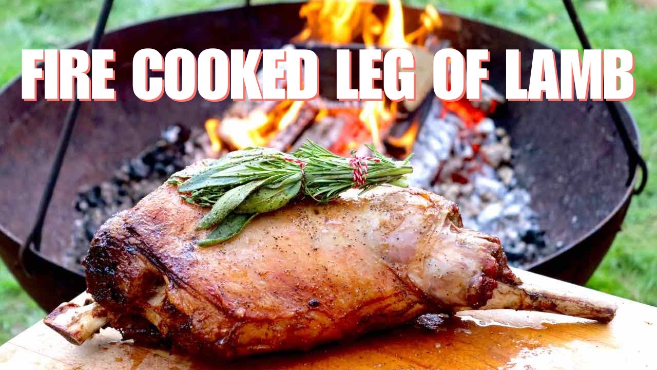 Cooking a Leg of Lamb on the Kadai Fire Pit