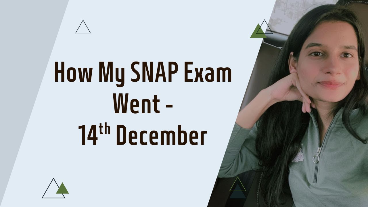 My SNAP 2025 Exam Experience Shift 1 | Number of Attempts?