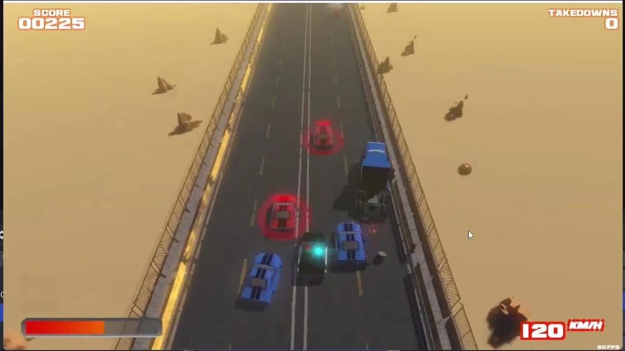 Highway Pursuit (2022 Prototype) gameplay