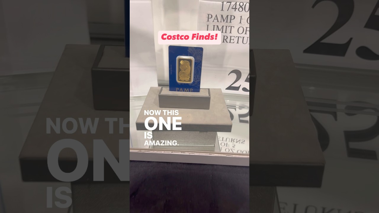 PAMP Suisse 1 oz. Gold Bars at Costco!#pamp #goldbar #goldbars #24kgold #costco #costcofinds #yt