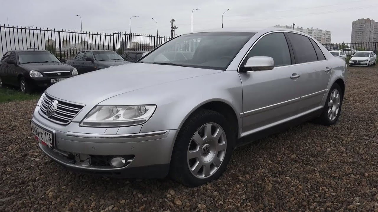 2003 Volkswagen Phaeton W12. Обзор (интерьер, экстерьер, двигатель).