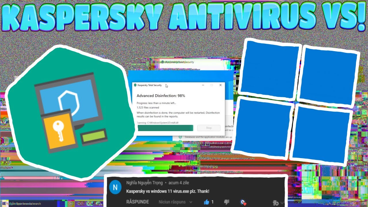 Kaspersky Antivirus VS Windows 11.Exe Virus!