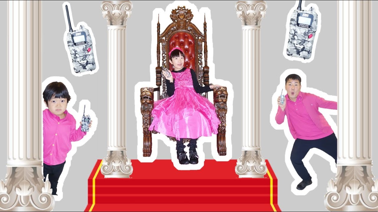 ★お城で「トランシーバーかくれんぼ～」★Transceiver Hide-and-seek  at the castle ★