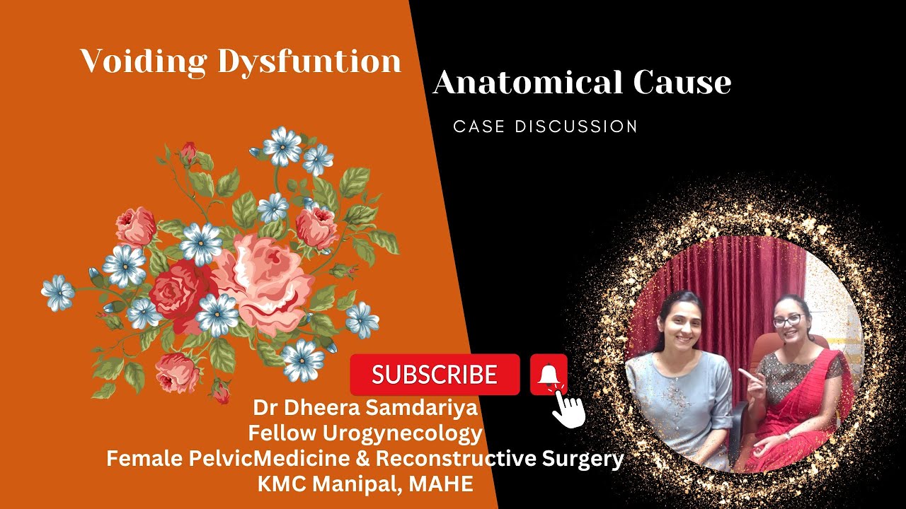 Voiding Dysfunction in Women | Anatomical cause of Voiding Dysfunction | Fibroid Uterus | Dr Dheera