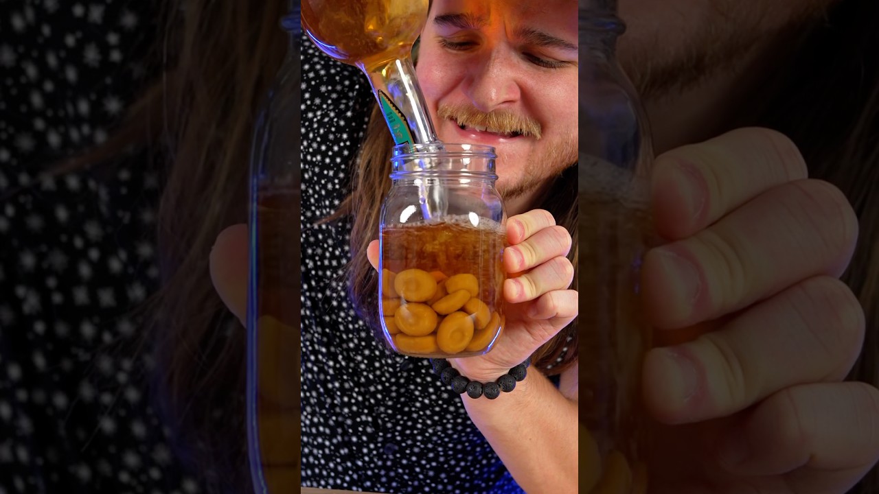 I left Werthers Original in Tequila for a week