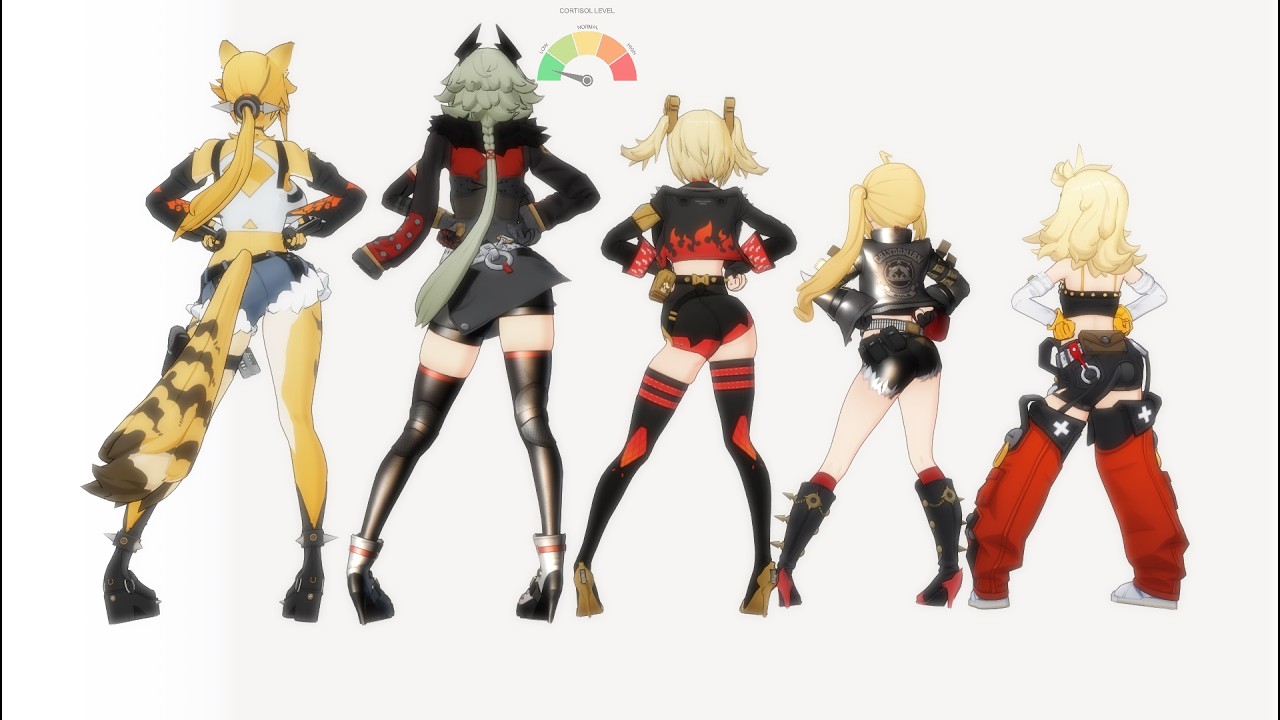 SONS OF CALYDON ZZZ LOW CORTISOL MEME DANCE【ゼンレスゾーンゼロ:ZZZ MMD／4K／60FPS】 #zzz #shorts #pulchra #lucy