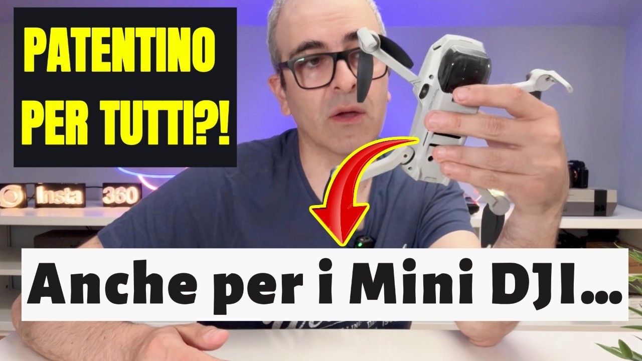 Addio Libertà? Patentino obbligatorio anche per i droni sotto i 250g!