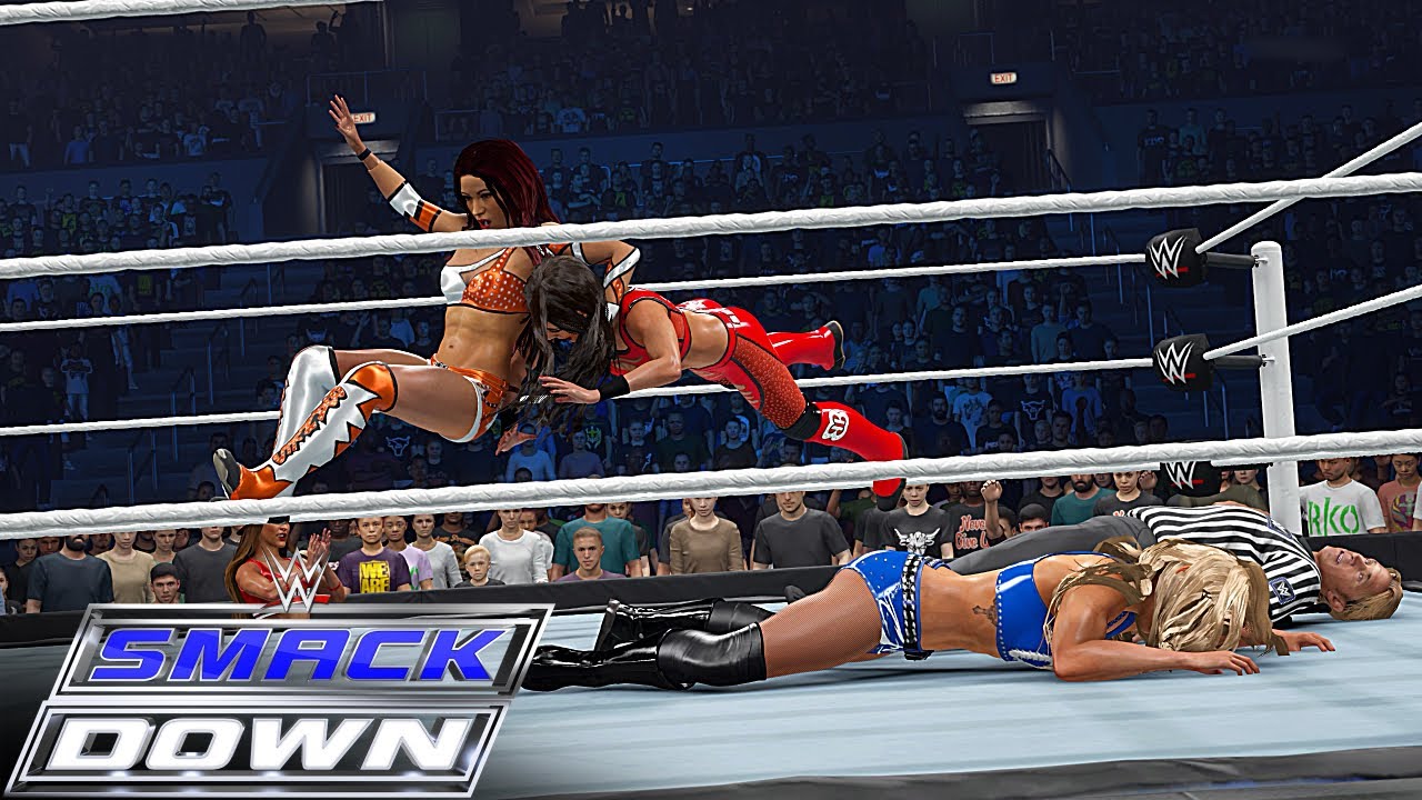 Бри Белла против Саши Бэнкс против Шарлотты | WWE 2K25