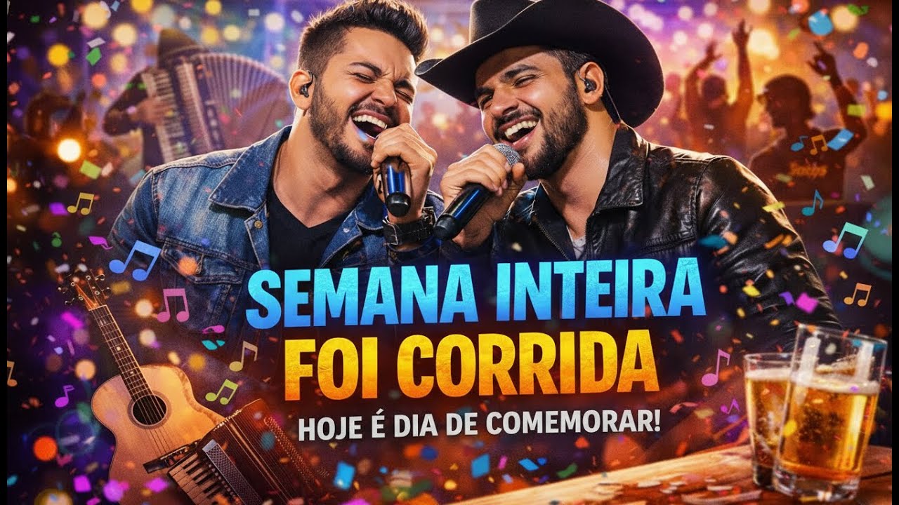 Semana Inteira Foi Corrida | Sertanejo Universitário 2026 (Festa, Sanfona e Alegria)