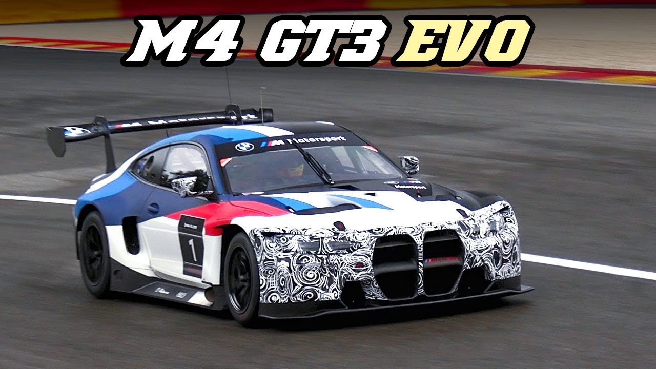 2025 BMW G82 M4 GT3 evo testing at Spa 2023