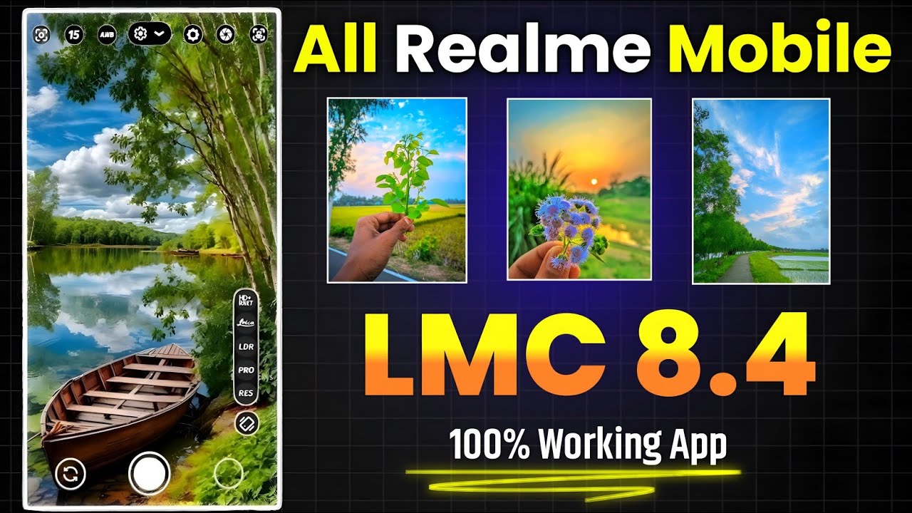 LMC 8.4 For Realme All Model | LMC Camera Download For Realme Mobile | LMC 8.4 With Config File