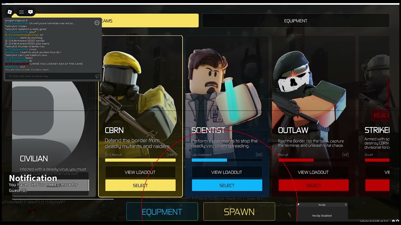 Hacking in a Server - BAN 6 or 7 (Virus Border Roleplay)