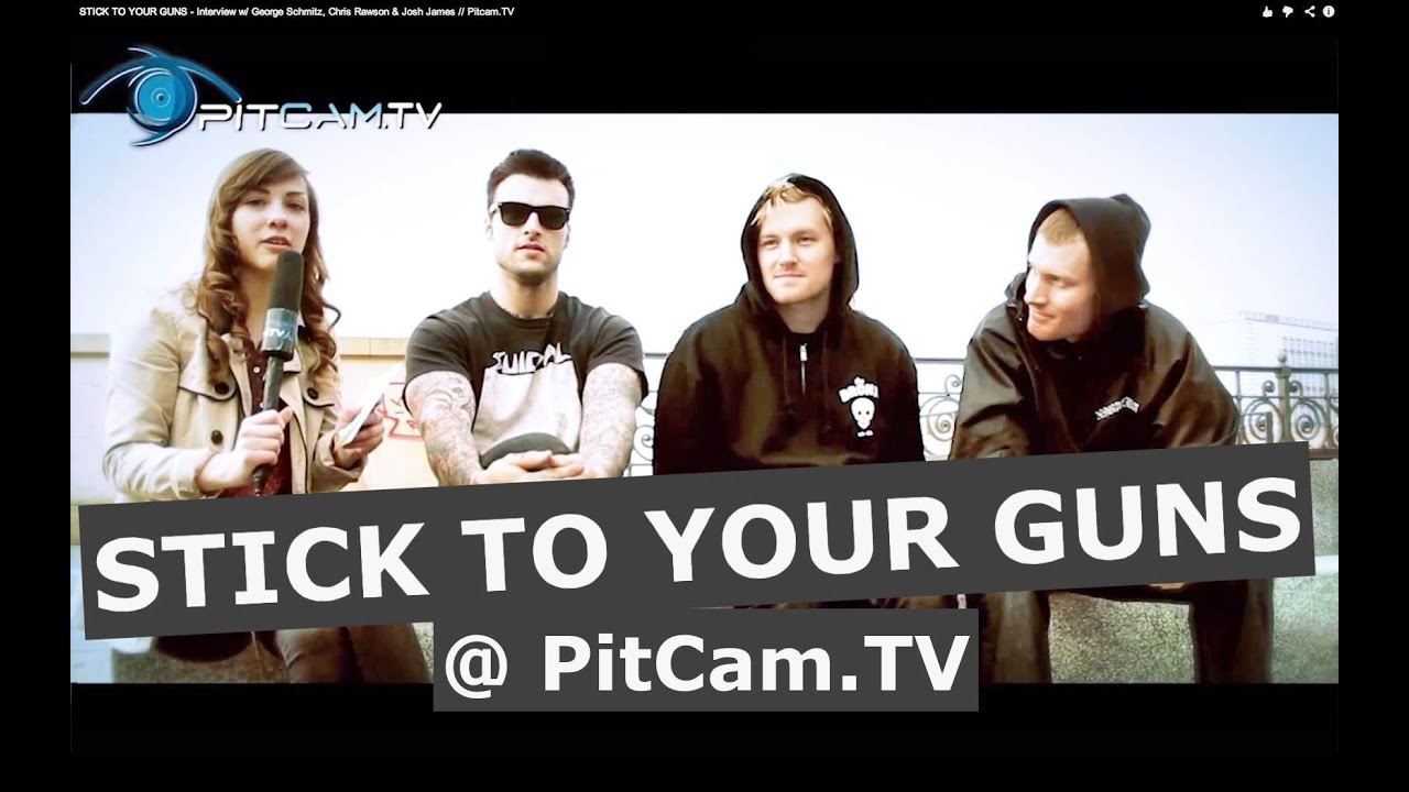 STICK TO YOUR GUNS - Interview w/ George Schmitz, Chris Rawson & Josh James // Pitcam.TV