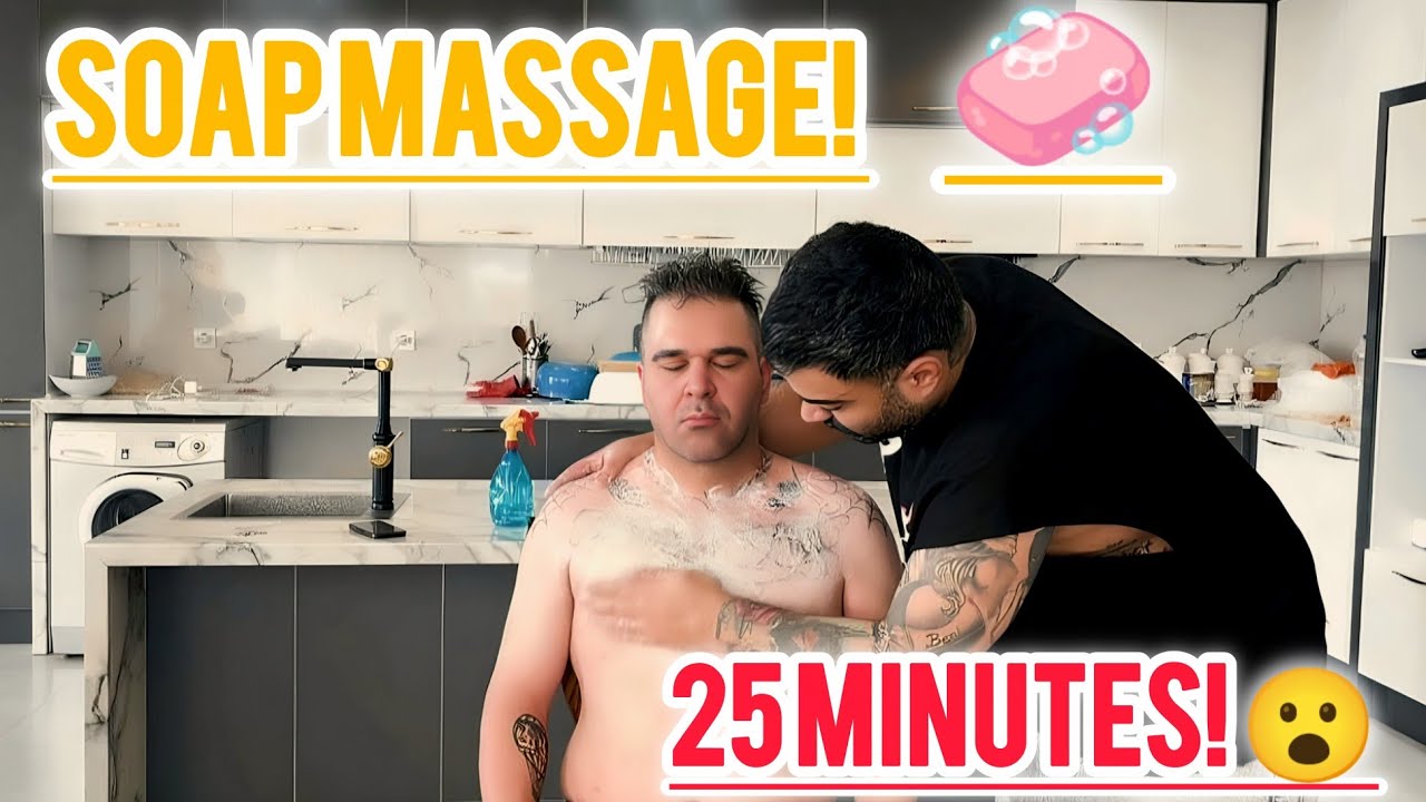 25-Minute Soap Massage ASMR for Deep Sleep 🧼💤 (No Talking)