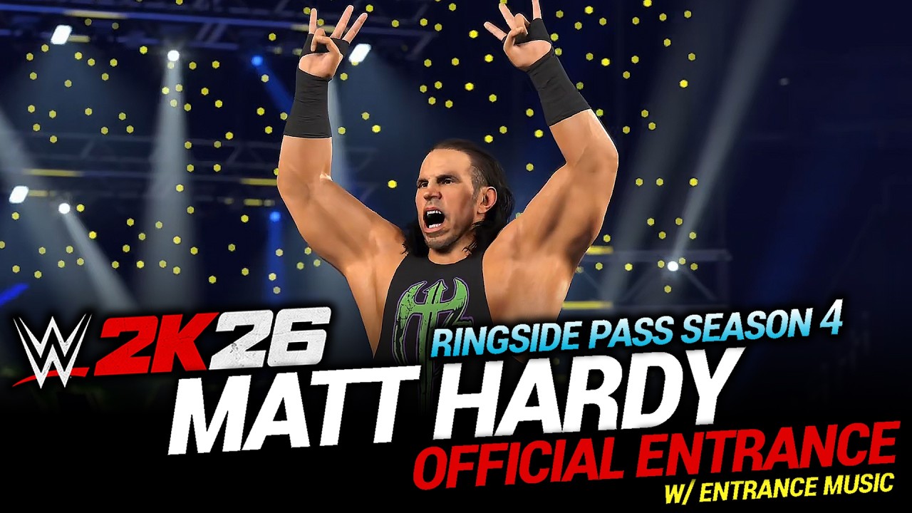 WWE 2K26: Matt Hardy Full Official Entrance!