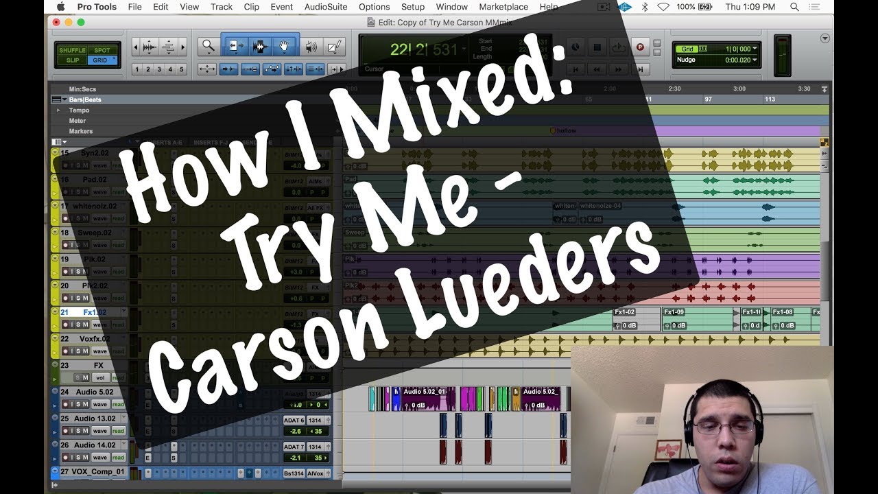 How I Mixed: Try Me - Carson Lueders @MattMontanez