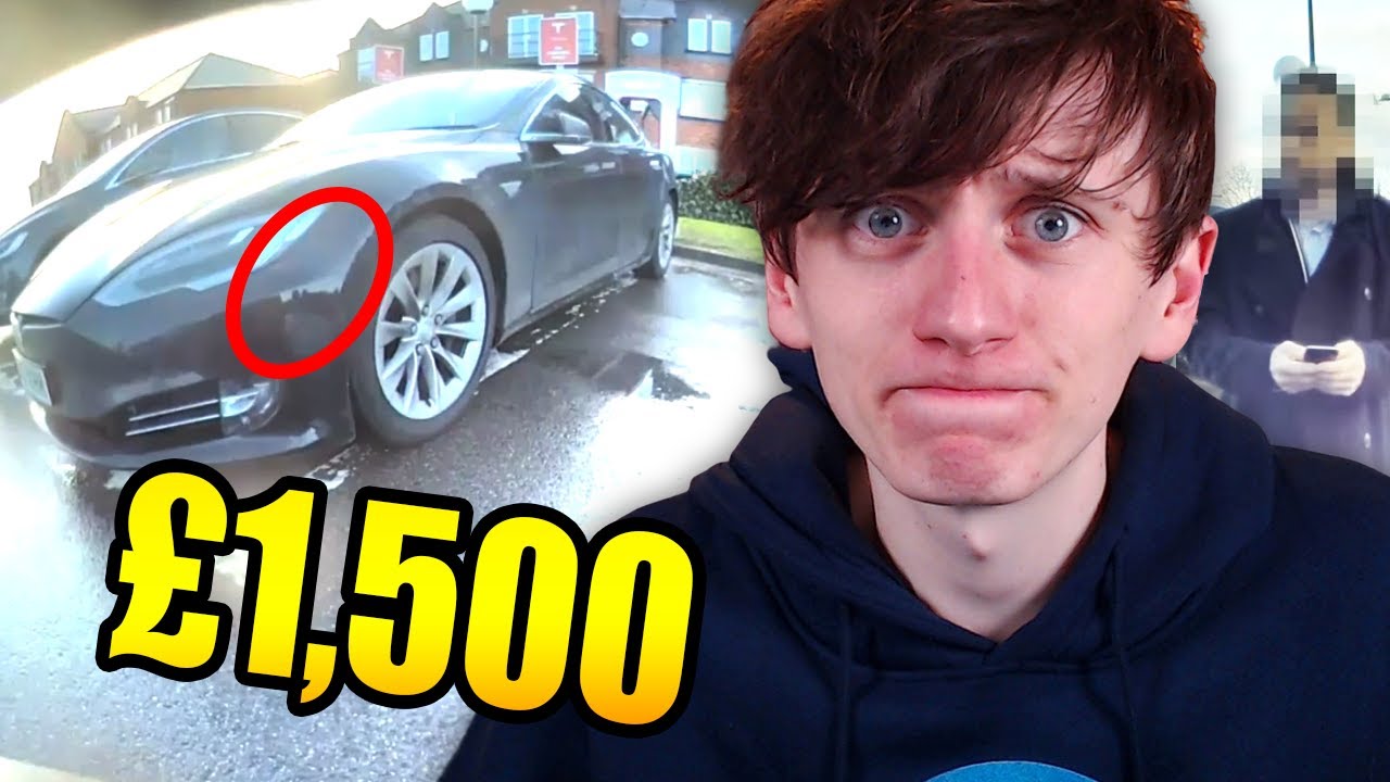 So I crashed my Tesla Model 3 into another Tesla...