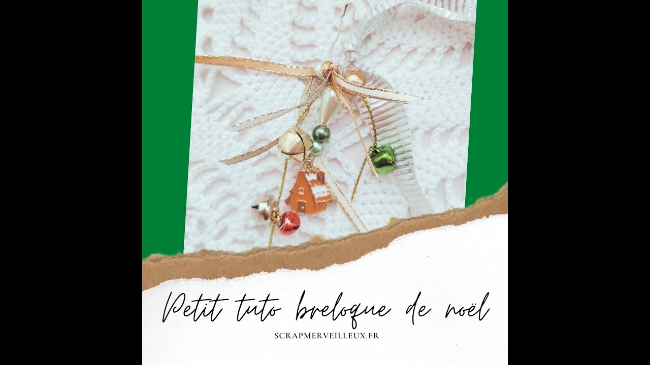 #scrapbooking : découvrez #Beebeecraft #breloque noël #embellissements
