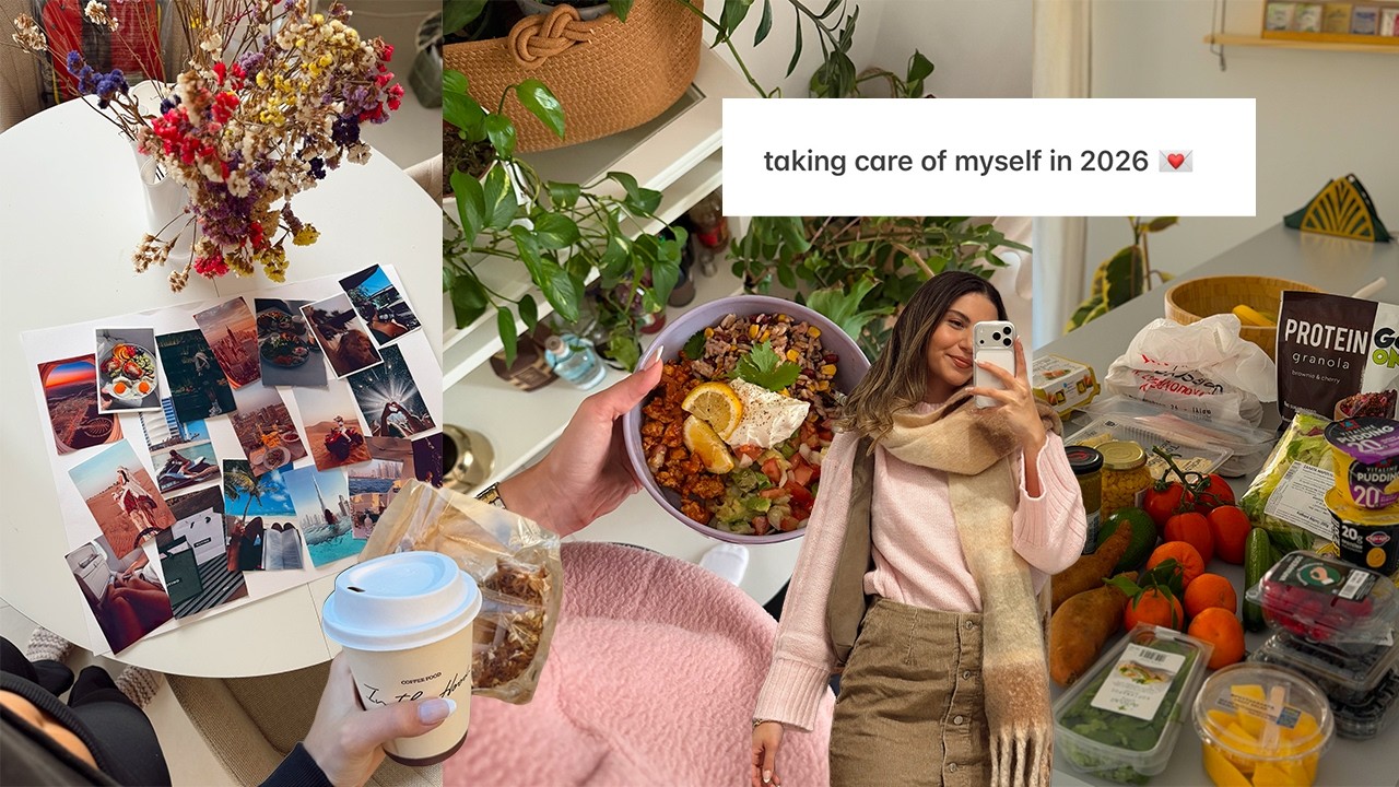 JANUARY VLOG | Απαλό ξεκίνημα στη νέα χρονιά ✨ βιβλία, taco bowls & στόχοι