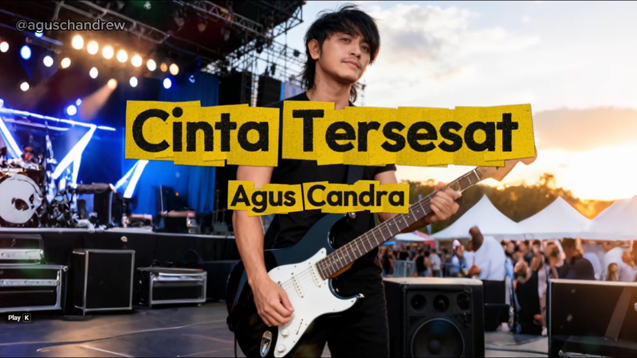 Cinta Tersesat - Agus Candra (Lirik Video)
