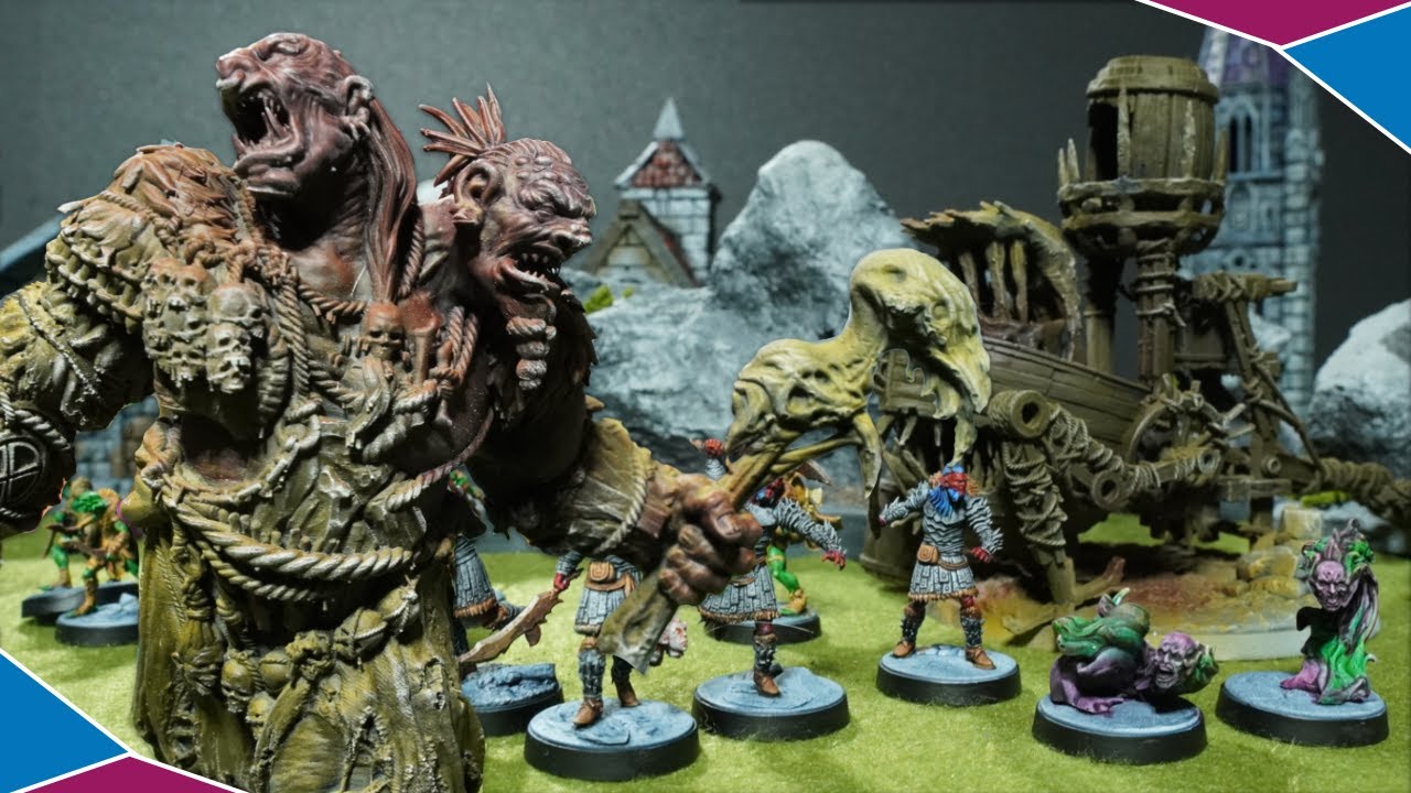 3D Printed Dungeons and Dragons Set: Marshes and Madlads, Giant Ettin, Goblins, and much more!