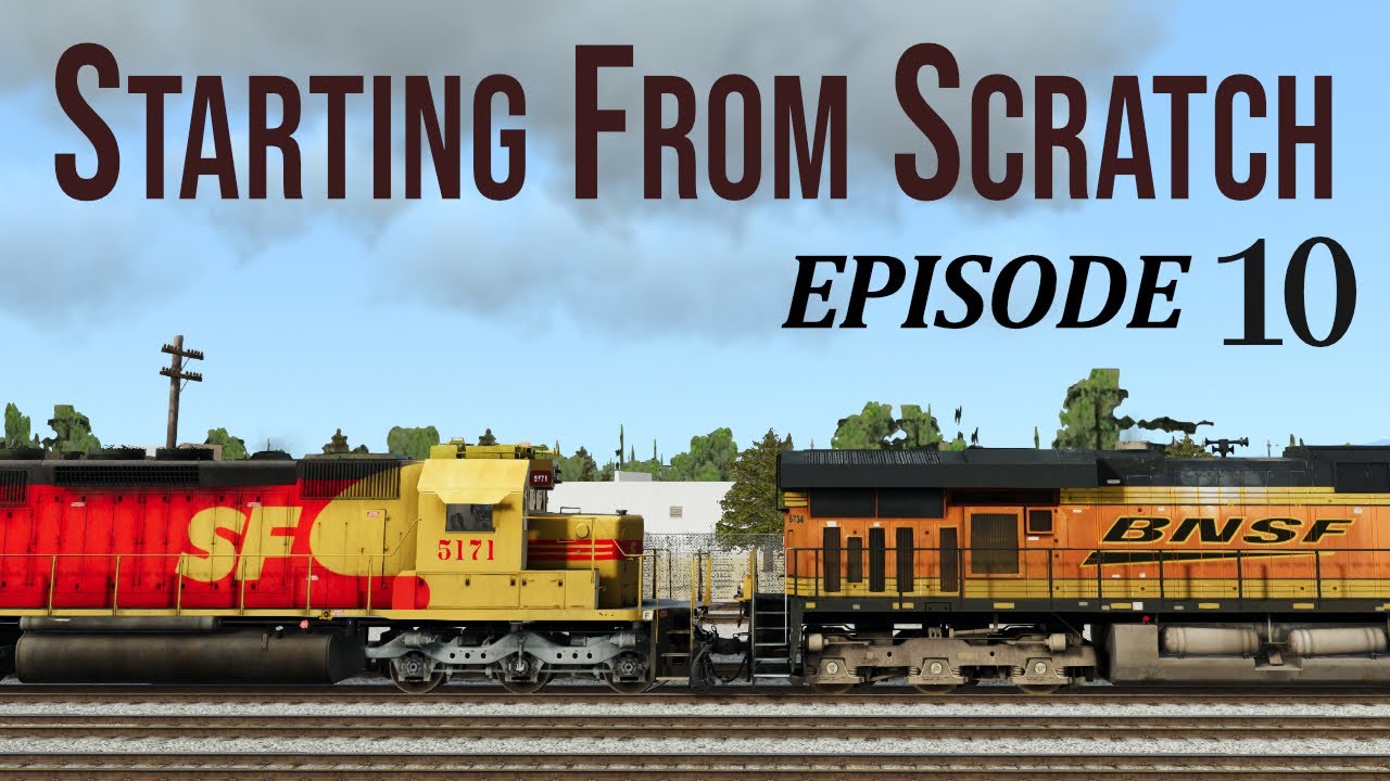 Starting From Scratch ep 10 - Supply Train Spawning - Run 8 Train Simulator Tutorial