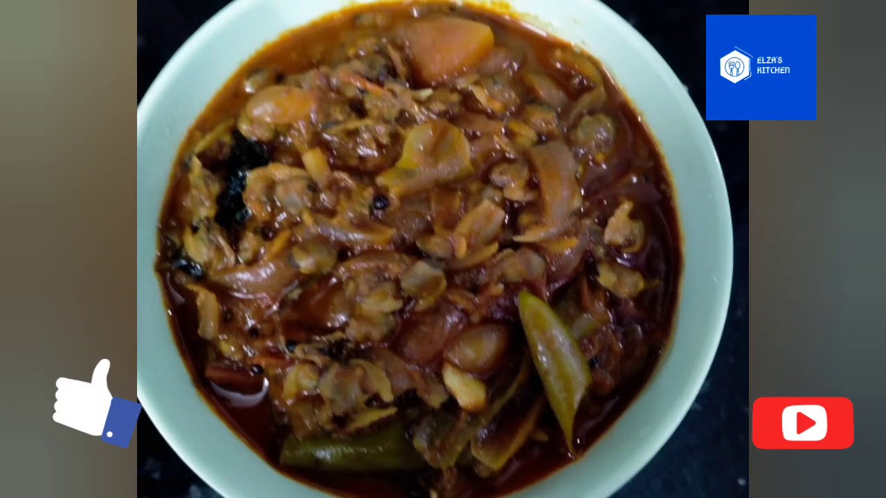 കക്ക ഇറച്ചി കറി// clam fish curry//kakka irachi curry//easy recipe//elza's kitchen