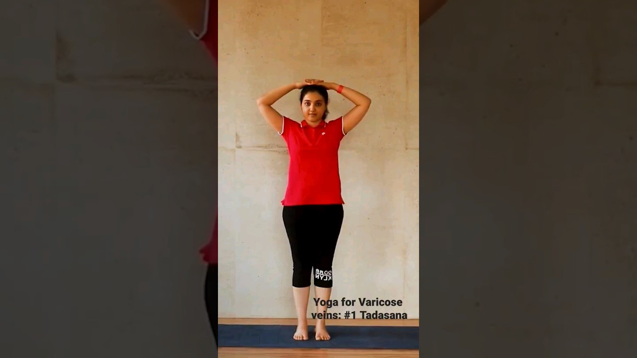 14 day exercise challenge to prevent Varicose veins #1 Tadasana #varicoseveinstreatment