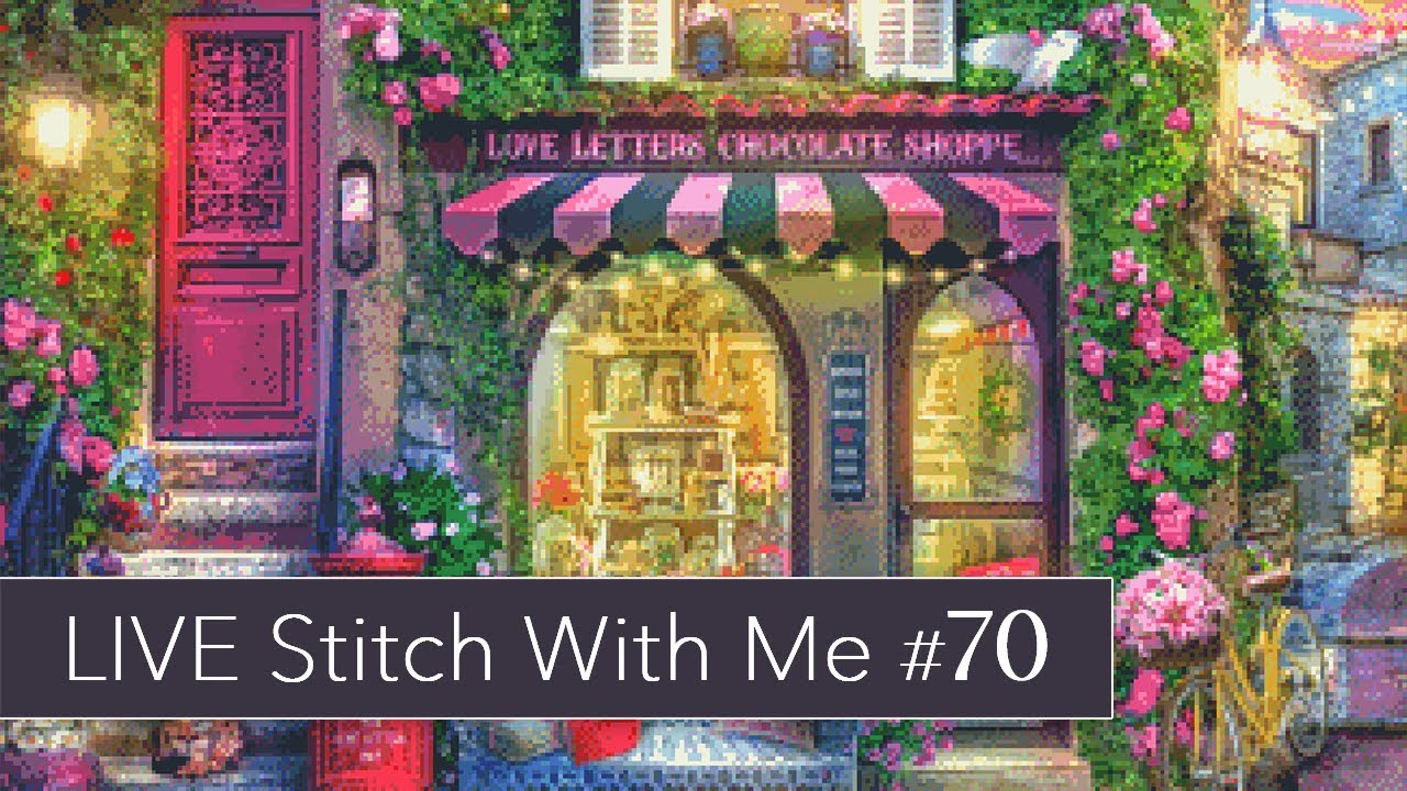 LIVE Stitch With Me #70  - Mini Love Letters Chocolate Shoppe