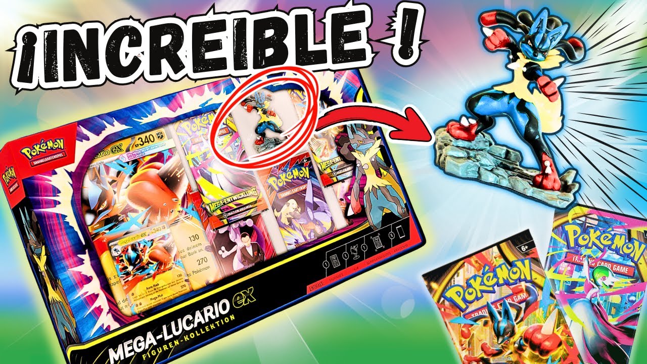 🔥¡NO SABÍA que EXISTÍA esta Caja de Mega LUCARIO! 😱 ¿Vale la pena? | Pokémon TCG